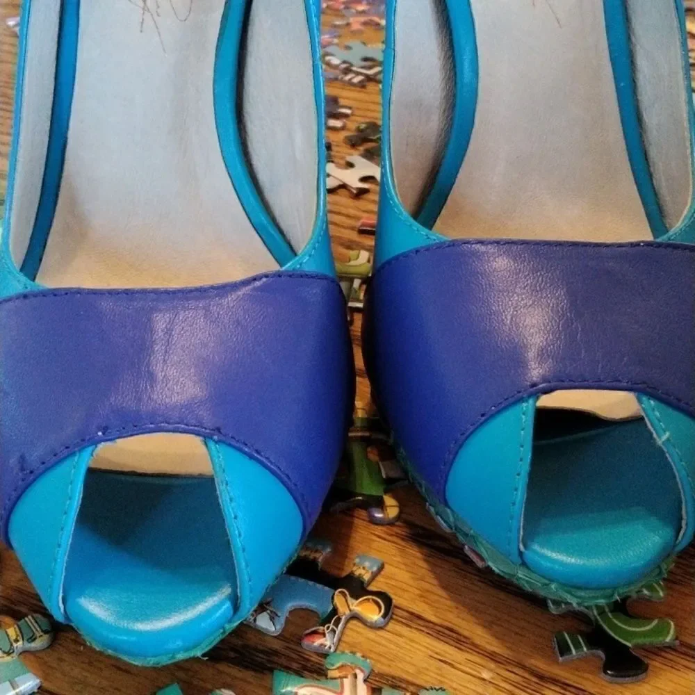 Shoes of Prey Colorblock Shoes Y2K